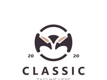 Steering wheel logo automotive car design garage auto repair workshop illustration