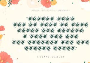 Sun Flower - Decorative Display Font