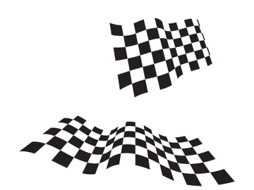 Race flag icon simple design illustration preview picture