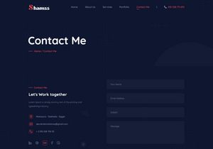 Shamss - Personal Portfolio Website