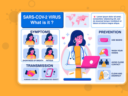 Coronavirus COVID19 Infographic