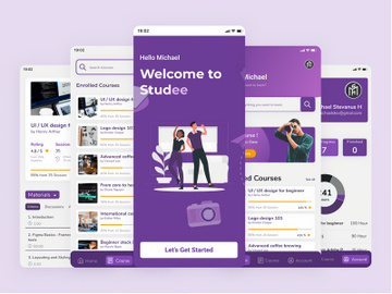 Studee - Online Course app design preview picture