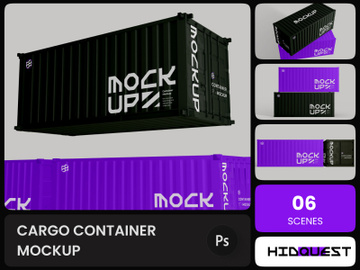 Cargo Container Mockup preview picture