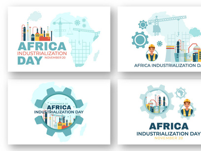 12 Africa Industrialization Day Illustration