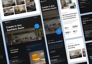 aestic.co - Interior Design Landing Page