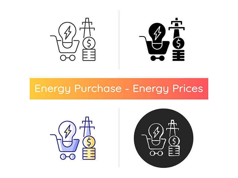 Electricity demand icon