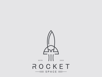 Rocket Logo Design template collection Design Concept, Creative Symbol preview picture