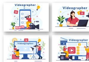 12 Videographer Illustration