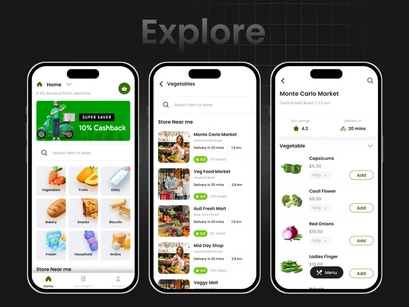 Grocery Ordering App | DeliGroc
