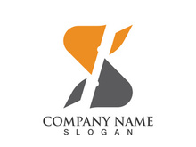 Business corporate S letter logo design vector