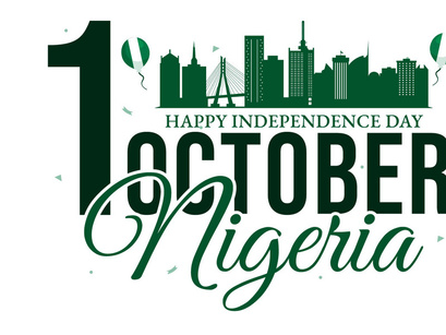 13 Nigeria Independence Day Illustration