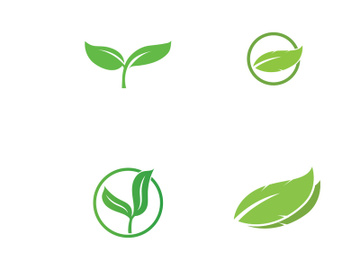 nature leaf logo preview picture