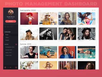 Photo Management Dashboard preview picture