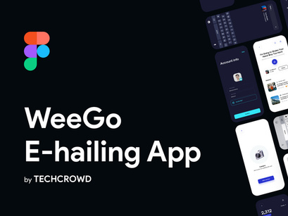 Weego E-hailing Mobile App UI Screens