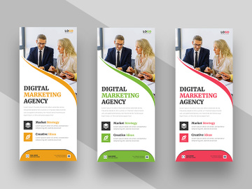 Marketing Agency Roll Up Standee Banner Ver-1 preview picture