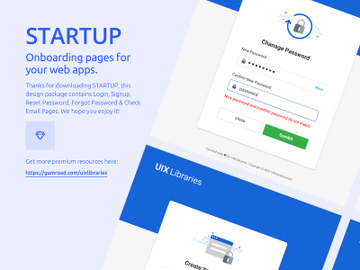STARTUP - On-boarding Pages for Your Web Apps preview picture
