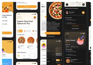Sparkle Foodies - Food UI Kits