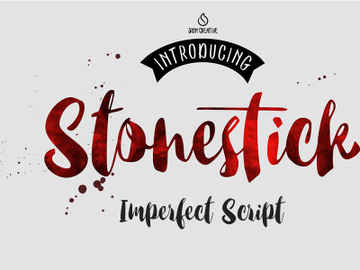 Stonestick Imperfect Script preview picture