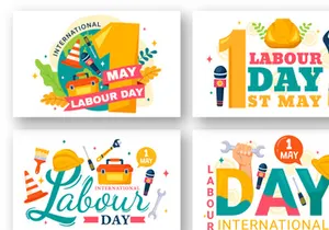 12 International Labor Day Illustration