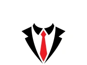 Tuxedo man logo and symbols template