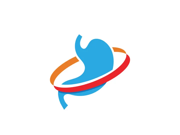 Stomach care icon designs concept illustration