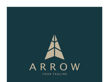 Arrow vector illustration icon Logo Template design