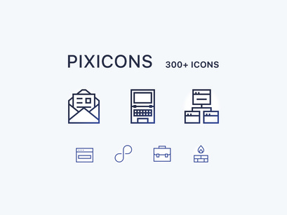 Pixicons 300+ Icons