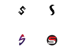Initial letter S element abstract logo.