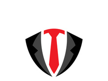 Tuxedo man logo and symbols template