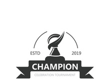 Trophy Logo winner, Sports Tournament Championship Cup Design. minimalist emblem sport, club shop simple icon