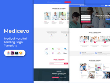 Medical Landing Page Template preview picture