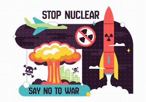 10 Stop Nuclear Illustration