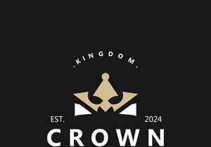 Crown logo simple design template. Vintage Crown Logo Royal King Queen concept symbol icon