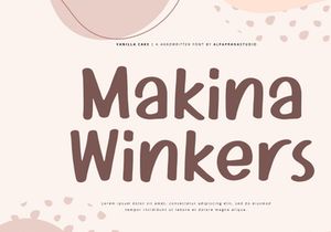 Vanilla Cake - Handwritten Font