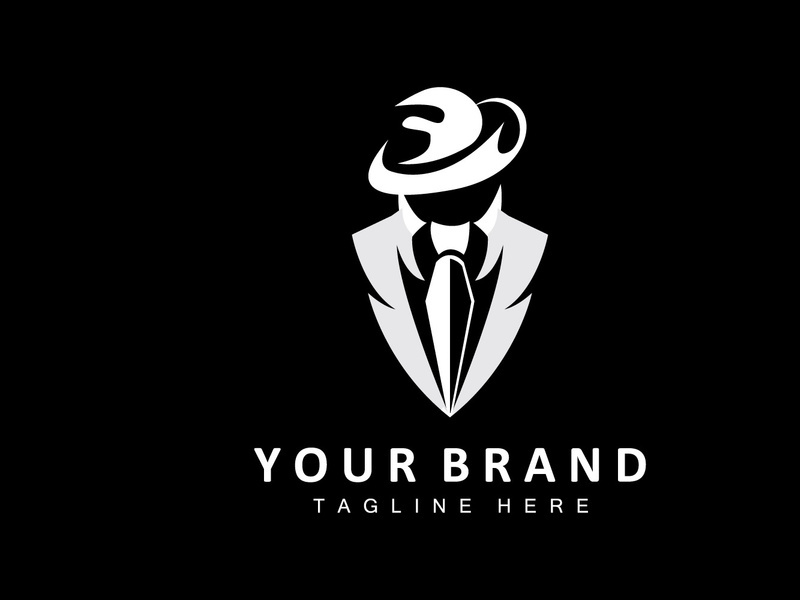 Businessman logo design Stock Vector Image & Art - Alamy