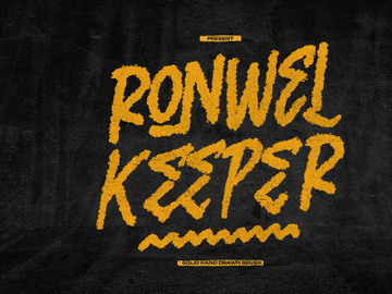 Ronwel Keeper | Solid Hand Drawn Brush preview picture
