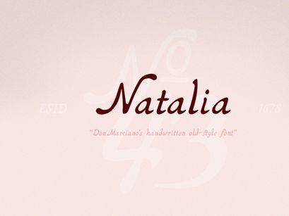 Natalia Free Font