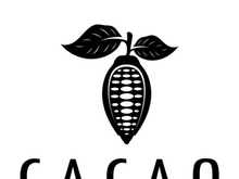 cocoa logo,cocoa bean,cocoa tree,cocoa branches and leaves,chocolate mix on white background,vintage,modern,simple,minimalist icon illustration template design vector