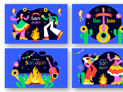 9 Fiesta de San Juan Illustration