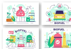 10 Renewable Biofuel Illustration