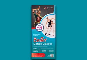 Dance Classes Roll Up Banner