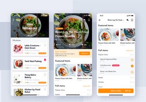 Food Delivery mobile app UI Kit