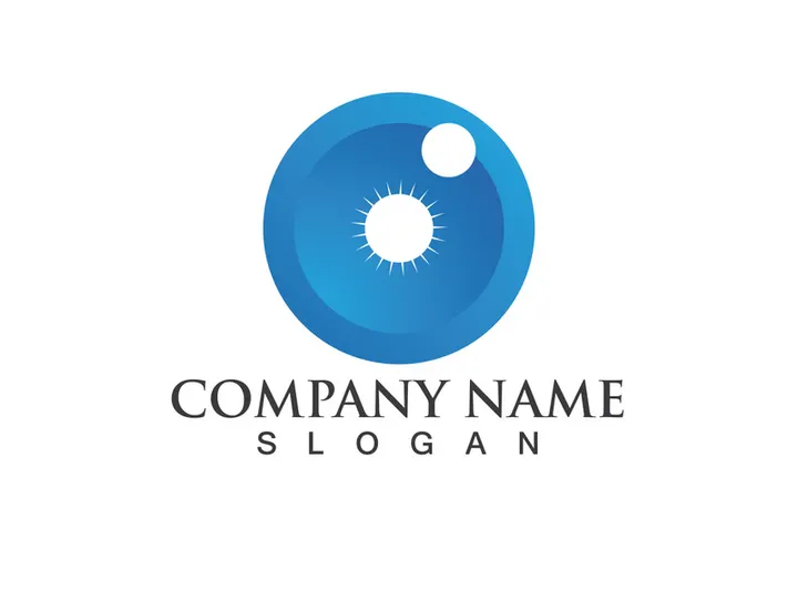 Eye Care vector logo design