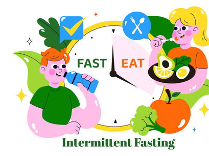 10 Intermittent Fasting Illustration