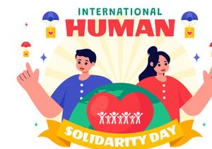 11 International Human Solidarity Day Illustration