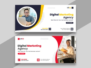 Digital Marketing Facebook Cover Banner Ver-11 preview picture