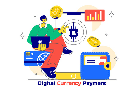 10 Digital Currency Payment Illustration