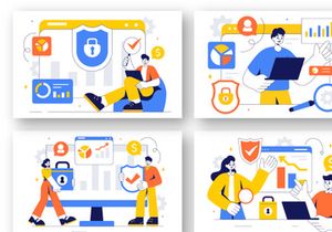 9 Cyber Threat Analysis Illustration