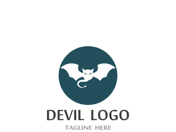Devil logo design with a modern concept. preview picture