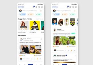 Social Networking Services Mobile App UI Kit